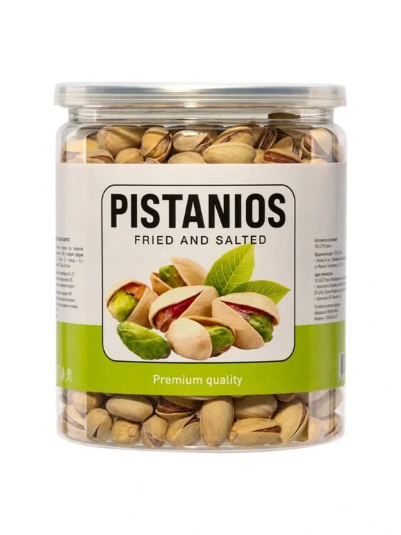 Фисташки "PISTANIOS" в банке 450 гр.